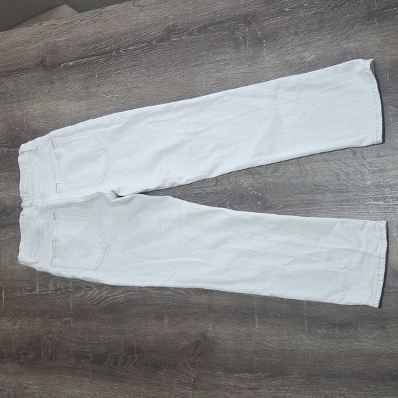 Abercrombie & Fitch The Ankle Straight Ultra High Rise Ivory Straight Jeans 2S - Picture 9 of 10